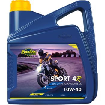 PUTOLINE - Huile moteur 4T SPORT 4R SEMI-SYNTHÈSE 10W40 - 4L