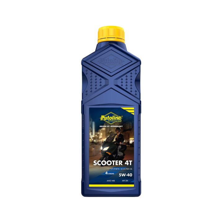 PUTOLINE - Huile Techno Moto Scooter 4 5W40 - 1L