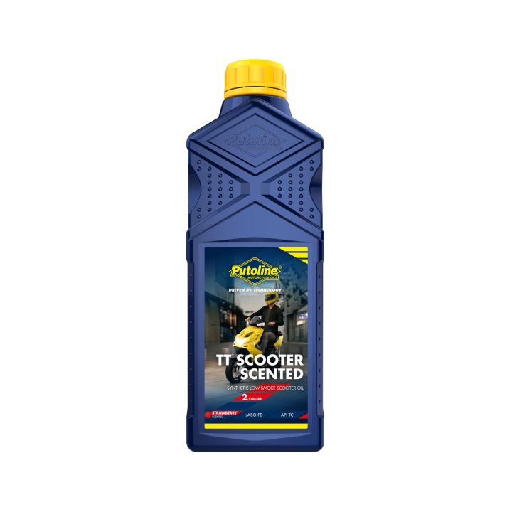 PUTOLINE - Huile TT Scooter Odeur Fraise - 1L
