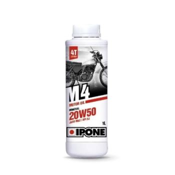 IPONE - Huile moteur 4T M4 20W50 - 1 litre