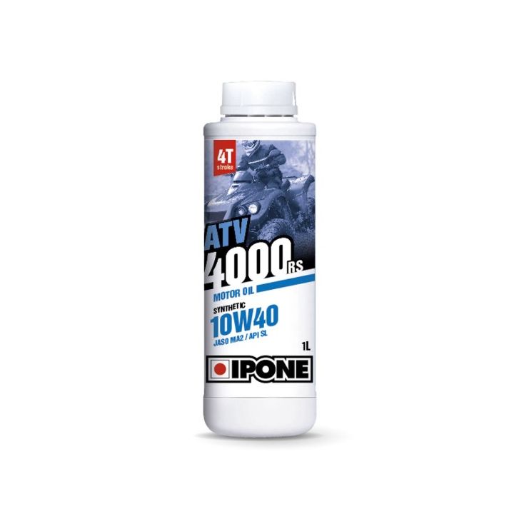 IPONE - Huile moteur 4T ATV 4000 RS 10W40 - 1 litre
