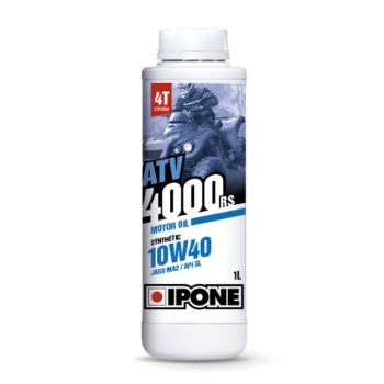 IPONE - Huile moteur 4T ATV 4000 RS 10W40 - 1 litre IPONE - Huile moteur 4T ATV 4000 RS 10W40 - 1 litre