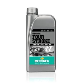 MOTOREX - Huile moteur 4T 4 STROKE 15W50 semi-synthèse - 1L