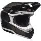 Casque cross Bell MOTO-10 Spherical Solid - Noir Blanc Brillant Casque cross Bell MOTO-10 Spherical Solid - Noir Blanc Brillant