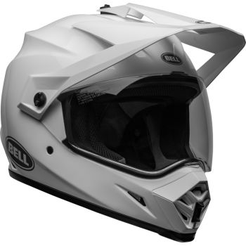 Casque cross Bell  MX-9 Adventure MIPS Solid- Blanc Casque cross Bell  MX-9 Adventure MIPS Solid- Blanc