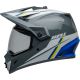 Casque cross BellMX-9 Adventure MIPS Alpine - Gris Charcoal Argent Casque cross BellMX-9 Adventure MIPS Alpine - Gris Charcoal Argent