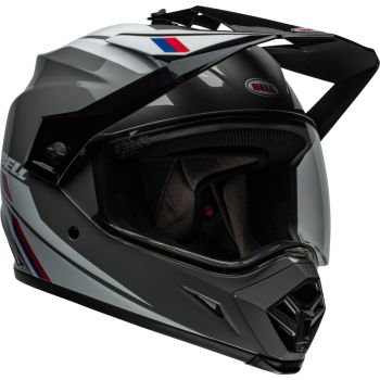 Casque cross Bell  MX-9 Adventure MIPS Alpine - Gris Nardo Noir Casque cross Bell  MX-9 Adventure MIPS Alpine - Gris Nardo Noir