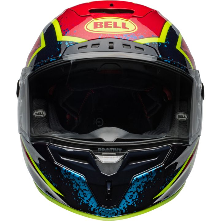 Casque moto Bell Race Star DLX Flex - Bleu Rouge