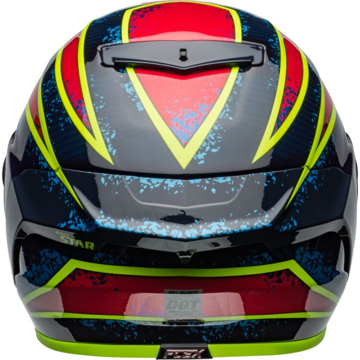 Casque moto Bell Race Star DLX Flex - Bleu Rouge