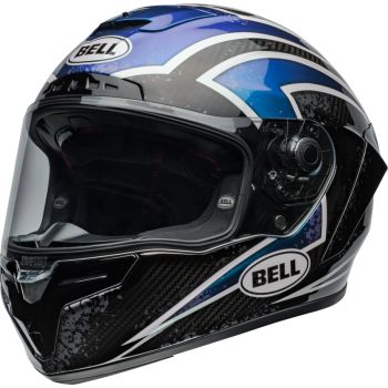 Casque moto Bell Race Star DLX Flex - Noir Bleu