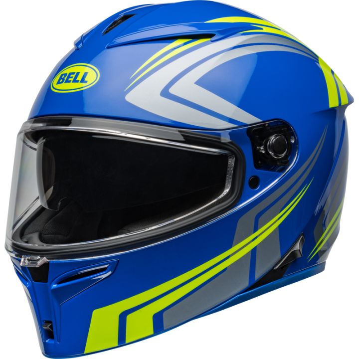 Casque moto Bell Lithium Jetstream - Bleu Retina Casque moto Bell Lithium Jetstream - Bleu Retina