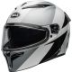 Casque moto Bell Lithium SHEAR - Argent Blanc Casque moto Bell Lithium SHEAR - Argent Blanc