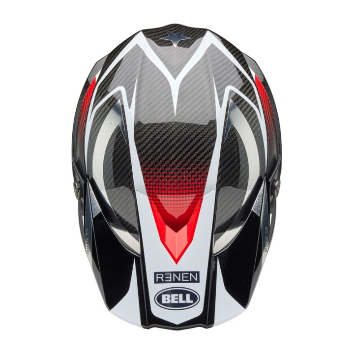 Casque cross Bell MOTO-10 Spherical Édition Limitée Renen Raycon - Noir Mat Blanc Casque cross Bell MOTO-10 Spherical Édition Limitée Renen Raycon - Noir Mat Blanc