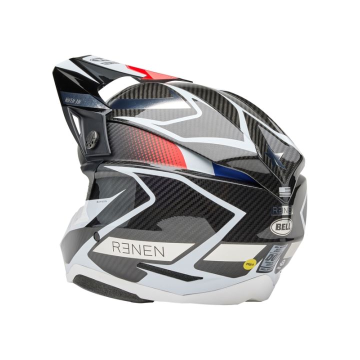 Casque cross Bell MOTO-10 Spherical Édition Limitée Renen Raycon - Noir Mat Blanc Casque cross Bell MOTO-10 Spherical Édition Limitée Renen Raycon - Noir Mat Blanc