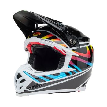 Casque cross Bell MOTO-9S Flex DRIFT - Noir Multicouleur Casque cross Bell MOTO-9S Flex DRIFT - Noir Multicouleur