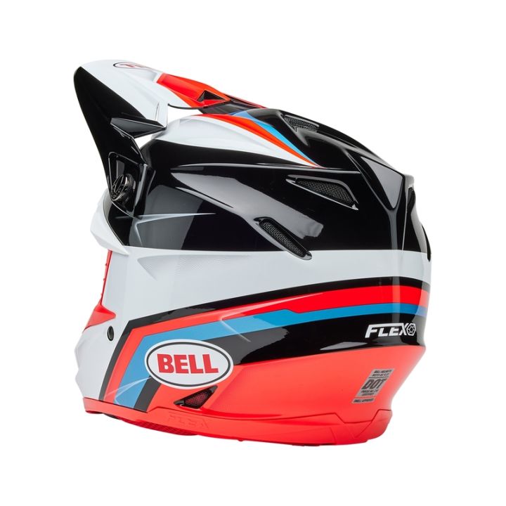Casque cross Bell MOTO-9S Flex Merchant - Rouge Noir Casque cross Bell MOTO-9S Flex Merchant - Rouge Noir