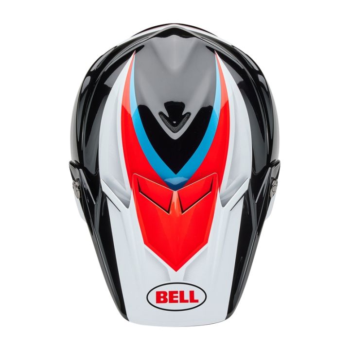 Casque cross Bell MOTO-9S Flex Merchant - Rouge Noir Casque cross Bell MOTO-9S Flex Merchant - Rouge Noir