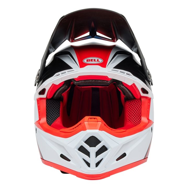 Casque cross Bell MOTO-9S Flex Merchant - Rouge Noir Casque cross Bell MOTO-9S Flex Merchant - Rouge Noir