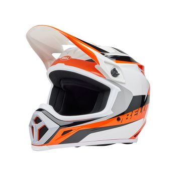Casque cross Bell MX-9 MIPS RIFT - Orange Blanc Casque cross Bell MX-9 MIPS RIFT - Orange Blanc