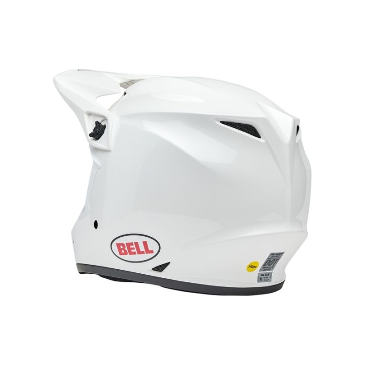 Casque cross Bell MX-9 MIPS Solid - Blanc Casque cross Bell MX-9 MIPS Solid - Blanc