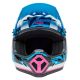 Casque cross Bell MX-9 MIPS Breakdance - Bleu Rose Casque cross Bell MX-9 MIPS Breakdance - Bleu Rose
