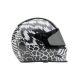 Casque moto Bell Eliminator Carbon Édition Limitée Death Spray - Noir Blanc Casque moto Bell Eliminator Carbon Édition Limitée Death Spray - Noir Blanc