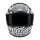 Casque moto Bell Eliminator Carbon Édition Limitée Death Spray - Noir Blanc Casque moto Bell Eliminator Carbon Édition Limitée Death Spray - Noir Blanc