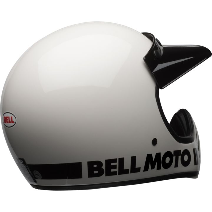 Casque moto Bell moto -3 Classic - Blanc Casque moto Bell moto -3 Classic - Blanc