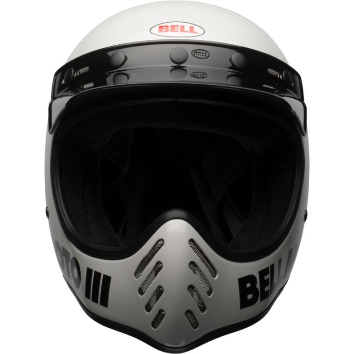 Casque moto Bell moto -3 Classic - Blanc Casque moto Bell moto -3 Classic - Blanc