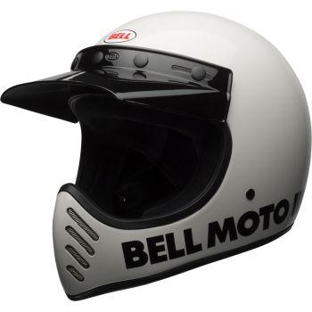 Casque moto Bell moto -3 Classic - Blanc Casque moto Bell moto -3 Classic - Blanc