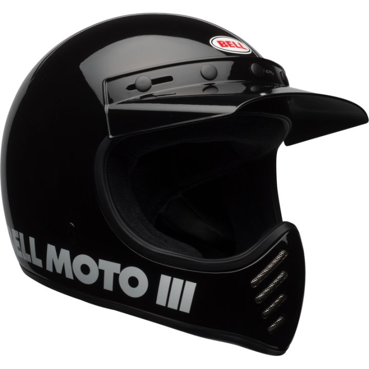 Casque moto Bell moto -3 Classic - Noir Brillant Casque moto Bell moto -3 Classic - Noir Brillant