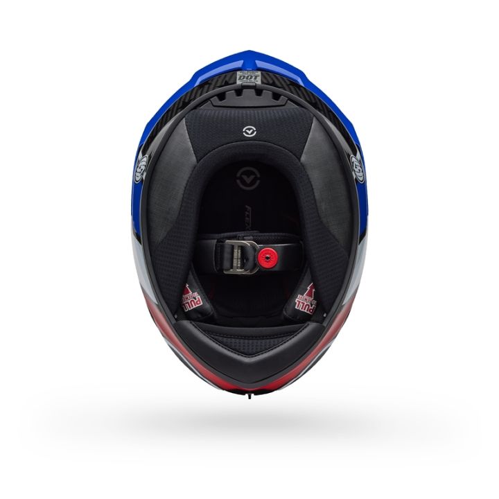 Casque moto Bell Race Star DLX - Rouge Bleu Casque moto Bell Race Star DLX - Rouge Bleu