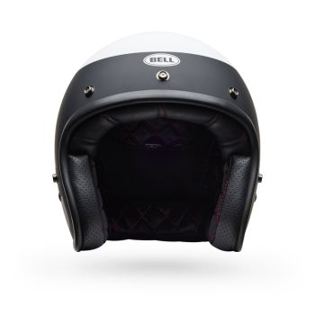 Casque jet Bell Custom 500 Parlor - Noir Blanc Casque jet Bell Custom 500 Parlor - Noir Blanc