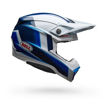 Casque cross Bell moto -10 Spherical Tomac 2025 - Bleu Blanc Casque cross Bell moto -10 Spherical Tomac 2025 - Bleu Blanc