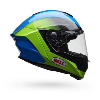Casque moto Bell Race Star DLX - Bleu Casque moto Bell Race Star DLX - Bleu