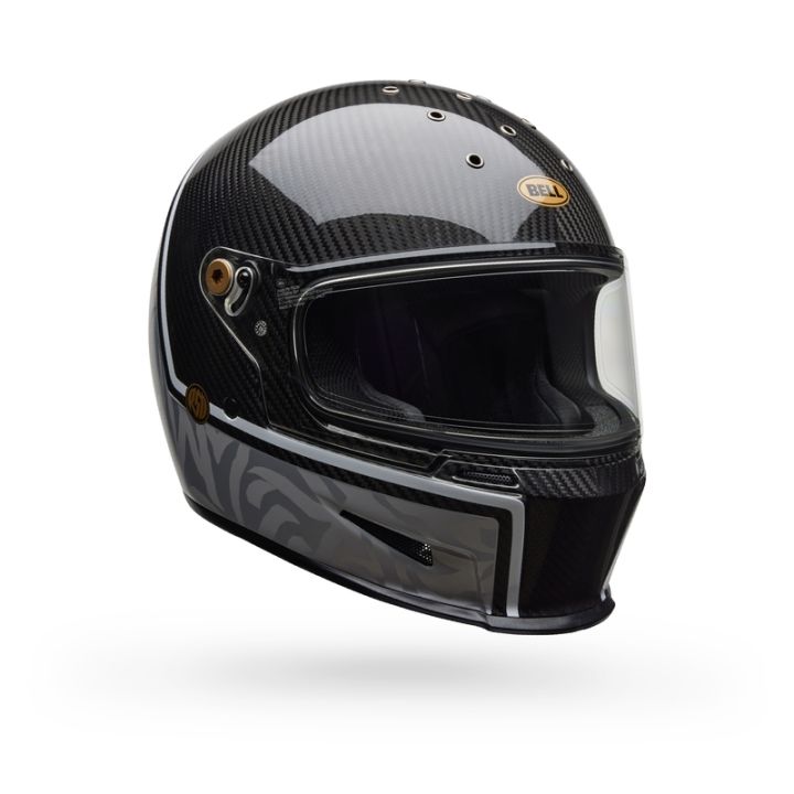 Casque moto Bell Eliminator Carbon Journey - Noir Gris Casque moto Bell Eliminator Carbon Journey - Noir Gris