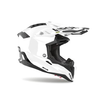 Casque moto cross Airoh 2026 Aviator 3 FIM Color - Blanc