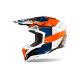 Casque moto cross AirohAviator 3 Monarch - Orange