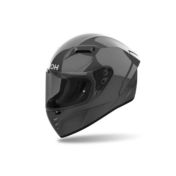 Casque moto AirohConnor Color - Gris anthracite