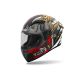 Casque moto AirohConnor Samurai - Gris Rouge