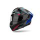 Casque moto AirohMatryx Rocket - Bleu Rouge