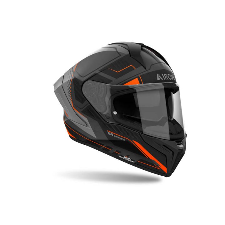Casque moto AirohMatryx Rocket - Orange