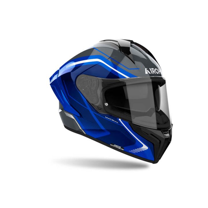 Casque moto AirohMatryx Wide - Bleu