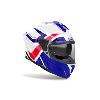 Casque moto Airoh  Spark 2 Dart - Bleu Rouge