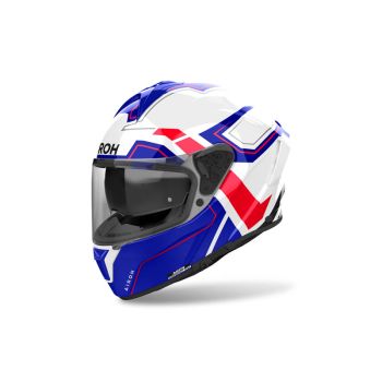 Casque moto Airoh  Spark 2 Dart - Bleu Rouge
