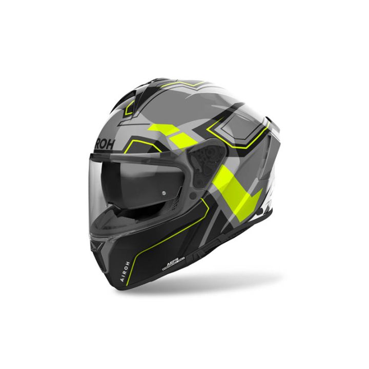 Casque moto AirohSpark 2 Dart - Jaune Casque moto AirohSpark 2 Dart - Jaune