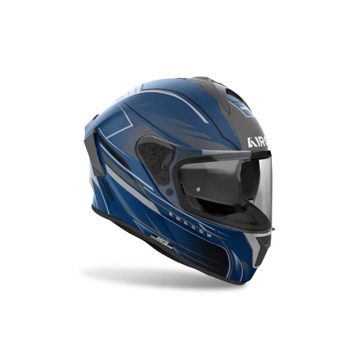 Casque moto AirohSpark 2 Shadow - Bleu Casque moto AirohSpark 2 Shadow - Bleu