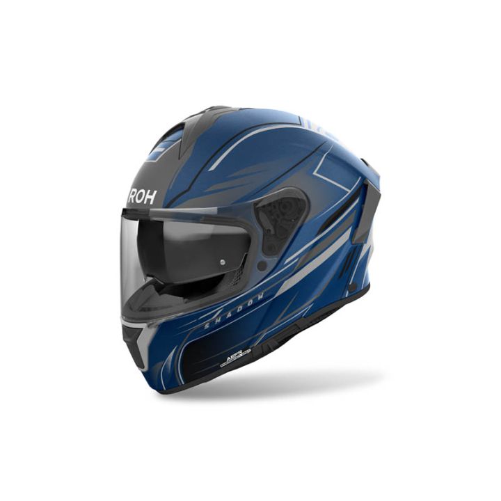 Casque moto AirohSpark 2 Shadow - Bleu Casque moto AirohSpark 2 Shadow - Bleu