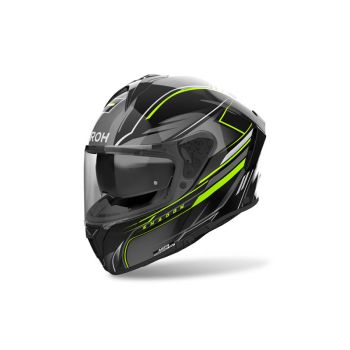 Casque moto Airoh  Spark 2 Shadow - Jaune