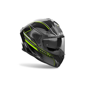 Casque moto Airoh  Spark 2 Shadow - Jaune